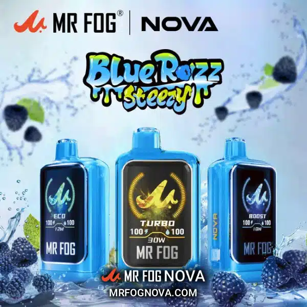 Mr Fog Nova Blue Razz Steezy 36k Puffs - Disposable Vape