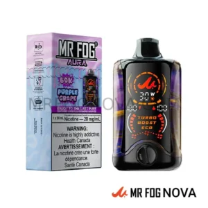 Mr Fog Aura 60k Puffs - Disposable Vape - Purple Grape